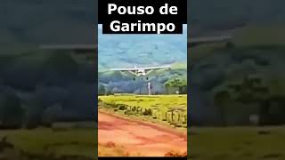 Pouso em Garimpo pouso garimpo plane aeronave aircraft [upl. by Fayth]