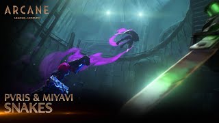 Miyavi amp PVRIS  Snakes  Arcane League of Legends  Riot Games Music [upl. by Nylzor]