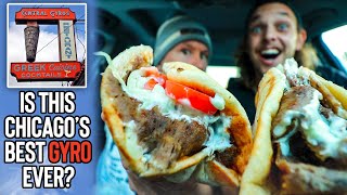 Eating Central Gyros Top Chicago Gyro Sandwich [upl. by Dina464]