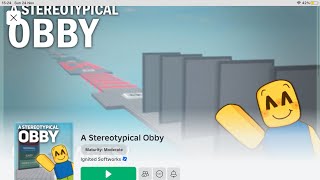 A stereotypical obby [upl. by Rekcut]