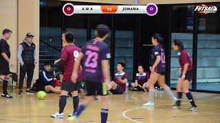 Futsal Super 5s  Vermont South Mixed Division A GF  AWA v Jomama 13092017 [upl. by Oirevas833]