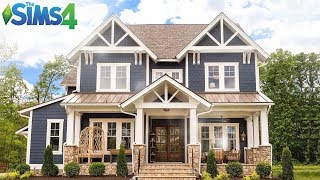 CURB APPEAL EP 2 SUBURBAN PINTEREST HOME  Sims 4 Speed Build [upl. by Aneled946]