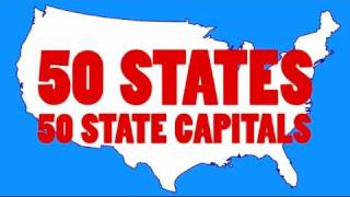 Learn the 50 US State Capitals and 50 State Abbreviations  50 States Song [upl. by Yecaj]