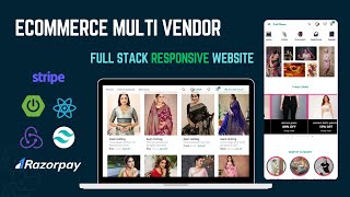 Build And Deploy A Responsive Full Stack Ecommerce Website Using React Spring Boot  Multi Vendor [upl. by Suolevram791]