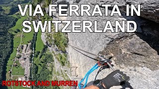 Exploring Via Ferratas in Switzerland [upl. by Naivatco]