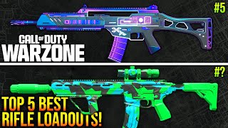 WARZONE Top 5 BEST ASSAULT RIFLE LOADOUTS After Update WARZONE META Loadouts [upl. by Riannon]