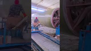 Fiberglass reinforced plastic pipe production process [upl. by Moir]