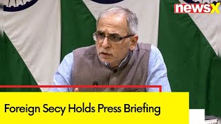 PM Modi To Attend G7  Foreign Secy Holds Press Briefing  NewsX [upl. by Irrot]