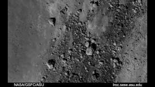 Aristarchus Craters Central Peak View From Lunar Orbit  NASA LROC Moon Space Science HD Video [upl. by Warwick193]