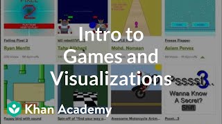 Intro to Games and Visualizations  Computer programming  Khan Academy [upl. by Greenman297]