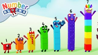 Numberblocks  Seven Steps 👣  Learn to Count [upl. by Aeriell336]