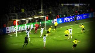 Borussia Dortmund  FC Malaga 32 Felipe Santana  Montage  HD [upl. by Elyrehc479]