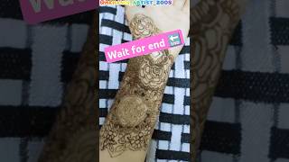 Latest bridal mehandi design 2025 trending youtubeshorts viralshorts [upl. by Yetah]