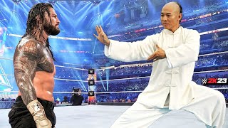 Full Match  Roman Reigns vs Master Jet Li  Iron Man Match 2024  WWE 2K23 [upl. by Elia]