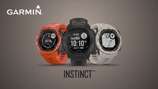 Garmin Instinct นาฬิกา GPS มัลติสปอร์ตแข็งแรงทนทาน [upl. by Nnairda]