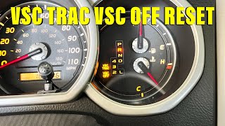 4GEN 4RUNNER VSC TRACVSC OFF LIGHT RESET [upl. by Atsillac444]