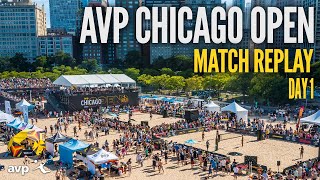 HoppeWieczorek vs BeneshPartain  2024 AVP Chicago Open  Friday  Court 1 [upl. by Izaak]