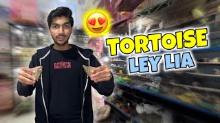 Tortoise ley lia 🐢 burns road kabab bhi kha liya [upl. by Yreffej]