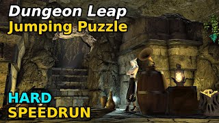 FFXIV  quotDungeon Leapquot Jumping Puzzle Speedrun [upl. by Ecyak399]