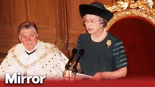 Queen Elizabeths ‘annus horribilis’ speech in 1992 [upl. by Rockwood]