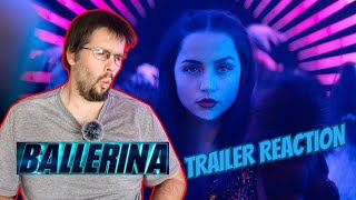 Ballerina 2025 Trailer Reaction [upl. by Etnoid]