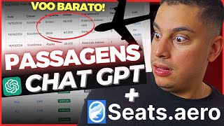 Descobri o Segredo para Encontrar PASSAGENS BARATAS com o ChatGPT [upl. by Ahsenak]