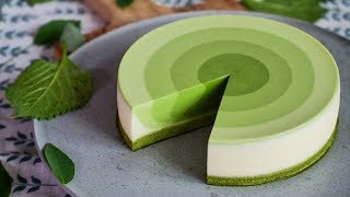 Eng SubMatcha mousse cake 我Amanda带着既美又作的抹茶甜点又来了！【曼食慢语】4K [upl. by Varian]