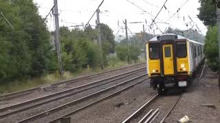 Trains at Welham Green 290716 [upl. by Emanuele]