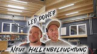 Es werde Licht LED Upgrade für unsere Schrauberhalle 💡 Freundships Woche 10 [upl. by Tanberg]