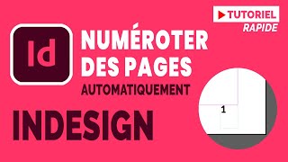 Numéro de page indesign  En 3 clicks [upl. by Alexandro]