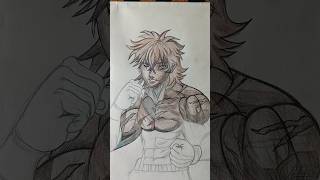 Drawing baki hanma shorts baki [upl. by Nwotna909]