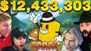 BIGGEST SLOT WINS OF THE WEEK xQc Xposed Roshtein WatchGamesTV  37 [upl. by Ahseiyt7]