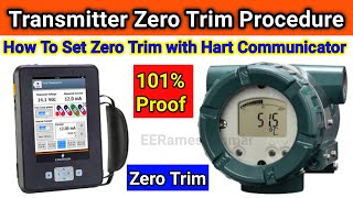 How to Set Zero Trim in Temperature Transmitter  Zero Trim  Zero Trim Calibration Procedure Hindi [upl. by Eneroc]