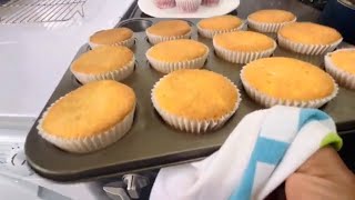 All you need to make 24 vanilla cupcakes  Vanilla cupcakes easy recipe [upl. by Grindlay]