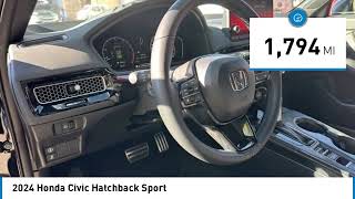 2024 Honda Civic Hatchback 414201 [upl. by Lled]