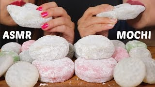 ASMR MOCHI SOFT STICKY EATING SOUNDS 찹쌀떡 리얼사운드 먹방 もち  KimampLiz ASMR [upl. by Trisha]