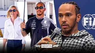 Lewis Hamiltons STRONG opinion on FIA investigation of Susie Wolff [upl. by Frey675]