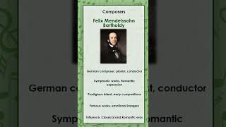 Felix Mendelssohn Bartholdy simply and briefly explained [upl. by Nymsaj]