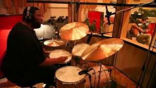 Tyshawn Sorey tracking John OGallaghers Webern Project at Systems Two Studios  91712 [upl. by Bez]