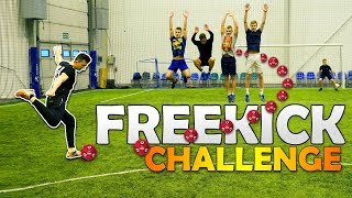 NAJBARDZIEJ SZALONE RZUTY WOLNE  FREEKICK CHALLENGE [upl. by Aivata]