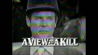 1987  Citytv  Great Movies  James Bond  A View To A Kill Preview  Intro [upl. by Eanrahs]