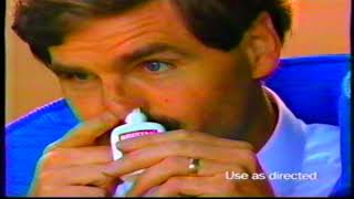 Dristan 12 hour nasal spray  tv commercial  1991 [upl. by Jer760]