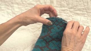 Kitchener in the Round  Garter Stitch [upl. by Nywloc]