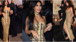 Kim Kardashian STRUGGLES to CLIMB Stairs in Skintight Dolce amp Gabbana Dress   a MUSTWATCH [upl. by Ratcliffe]