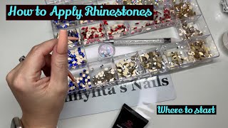 Beginners Guide to Applying Rhinestones [upl. by Mialliw]