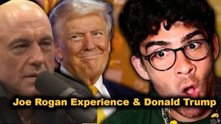 HasanAbi ReactS to Joe Rogan Experience Donald Trump [upl. by Aridatha]