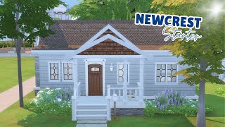 Newcrest Starter Home  The Sims 4 Building Newcrest [upl. by Tsuda]