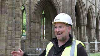 Tintern Abbey conservation part 5 recording the archaeology [upl. by Ahseit]