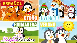 Aprende Las Estaciones Para Niños  Canciones Infantiles  Leigha Marina en Español [upl. by Strong246]