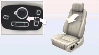 Seat Adjustment  Range Rover  Land Rover USA [upl. by Adaha]